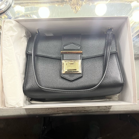 Jimmy Choo Bags Jimmy Choo Marianne Shoulder Bag Black Grained Calf